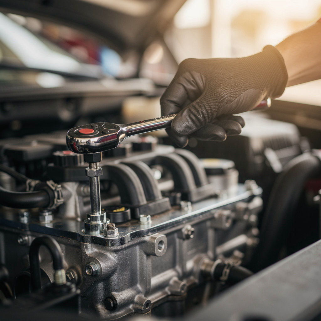 Hai's Auto Repair professional technician performing quality vehicle maintenance and repairs in San Diego